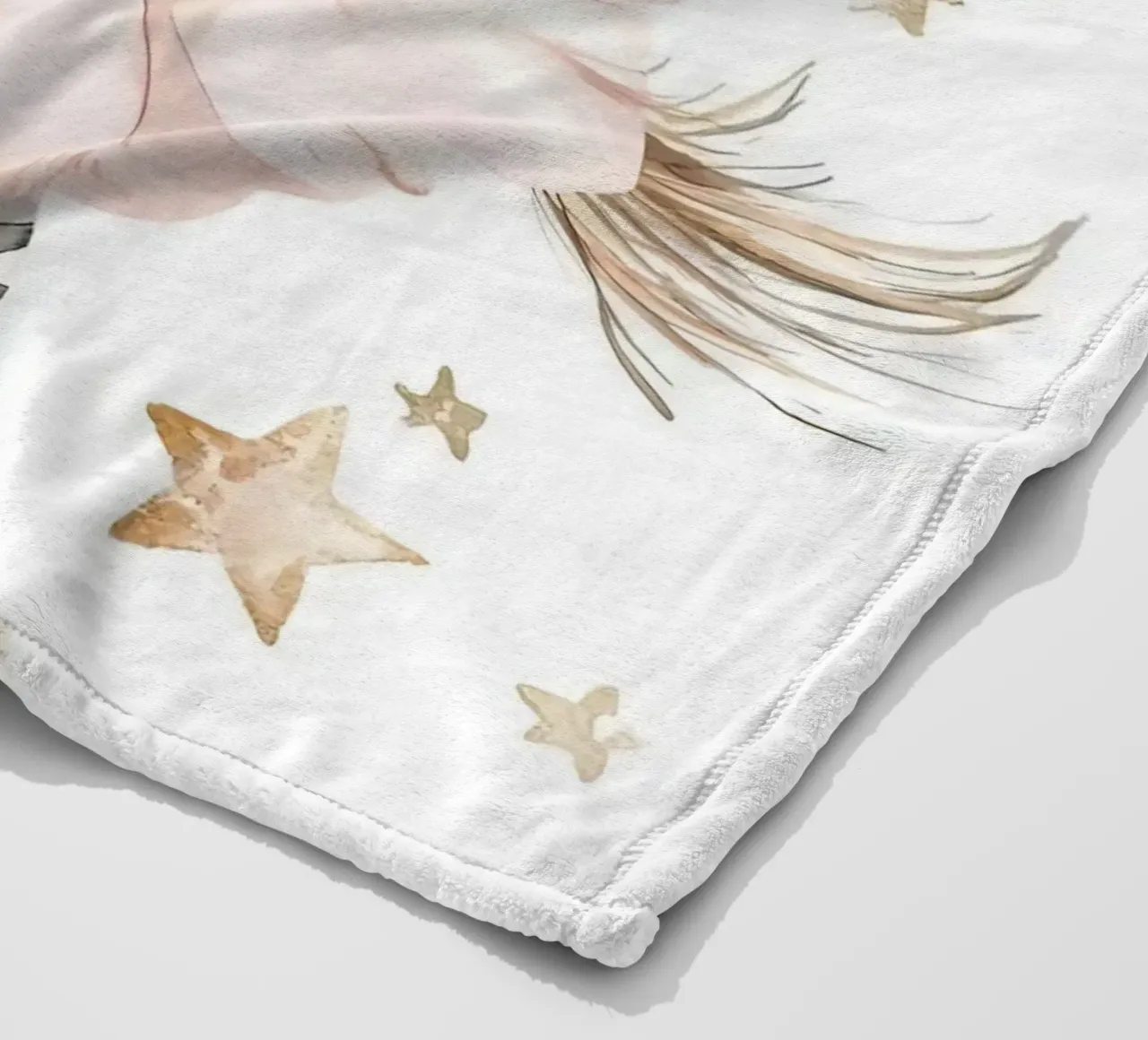 Ballerina zebrata con stelle coperta in pile da Barbara Wright