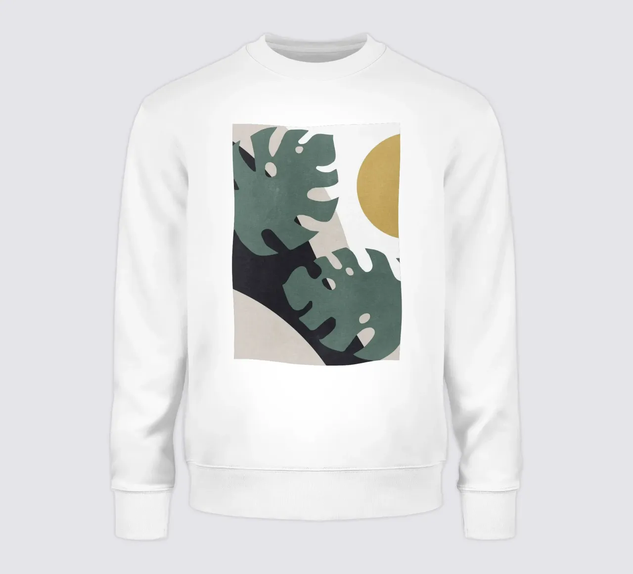 Monstera Cut Out 01 felpa da Charlotte Gagnon