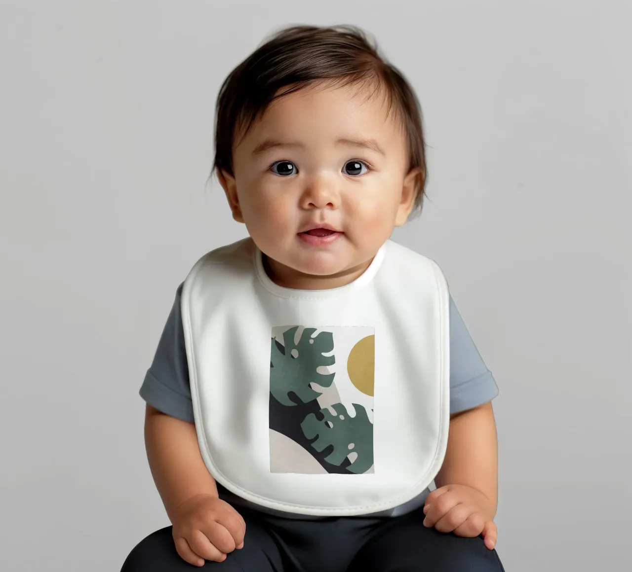 Monstera Cut Out 01 bavaglino da Charlotte Gagnon