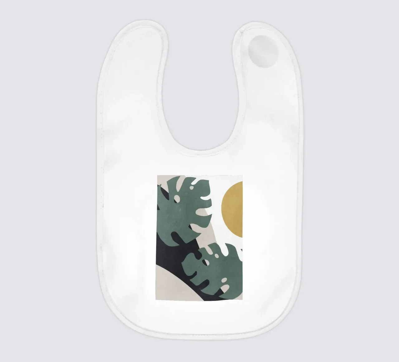 Monstera Cut Out 01 bavaglino da Charlotte Gagnon