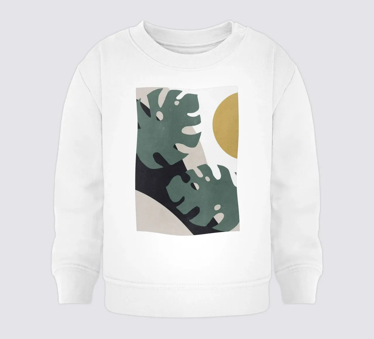 Monstera Cut Out 01 felpa neonato da Charlotte Gagnon