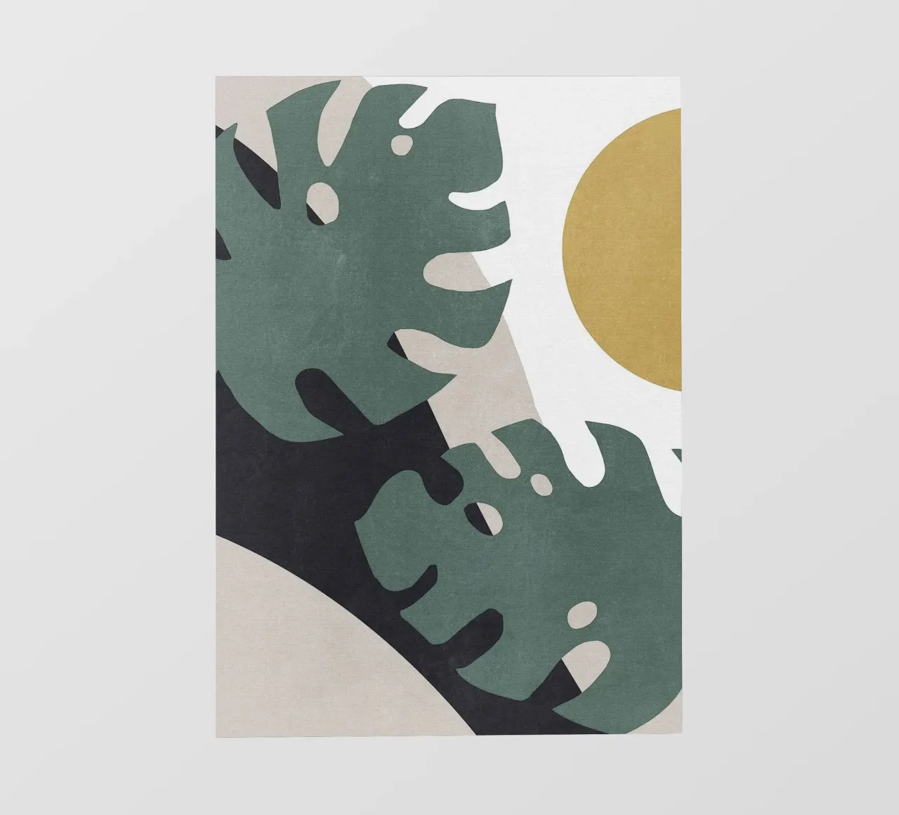 Monstera Cut Out 01 pellicola backlit da Charlotte Gagnon
