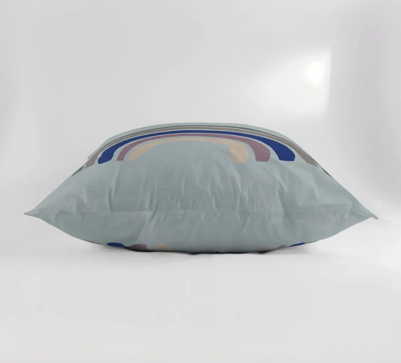 Blu arcobaleno cuscino da Charlotte Gagnon