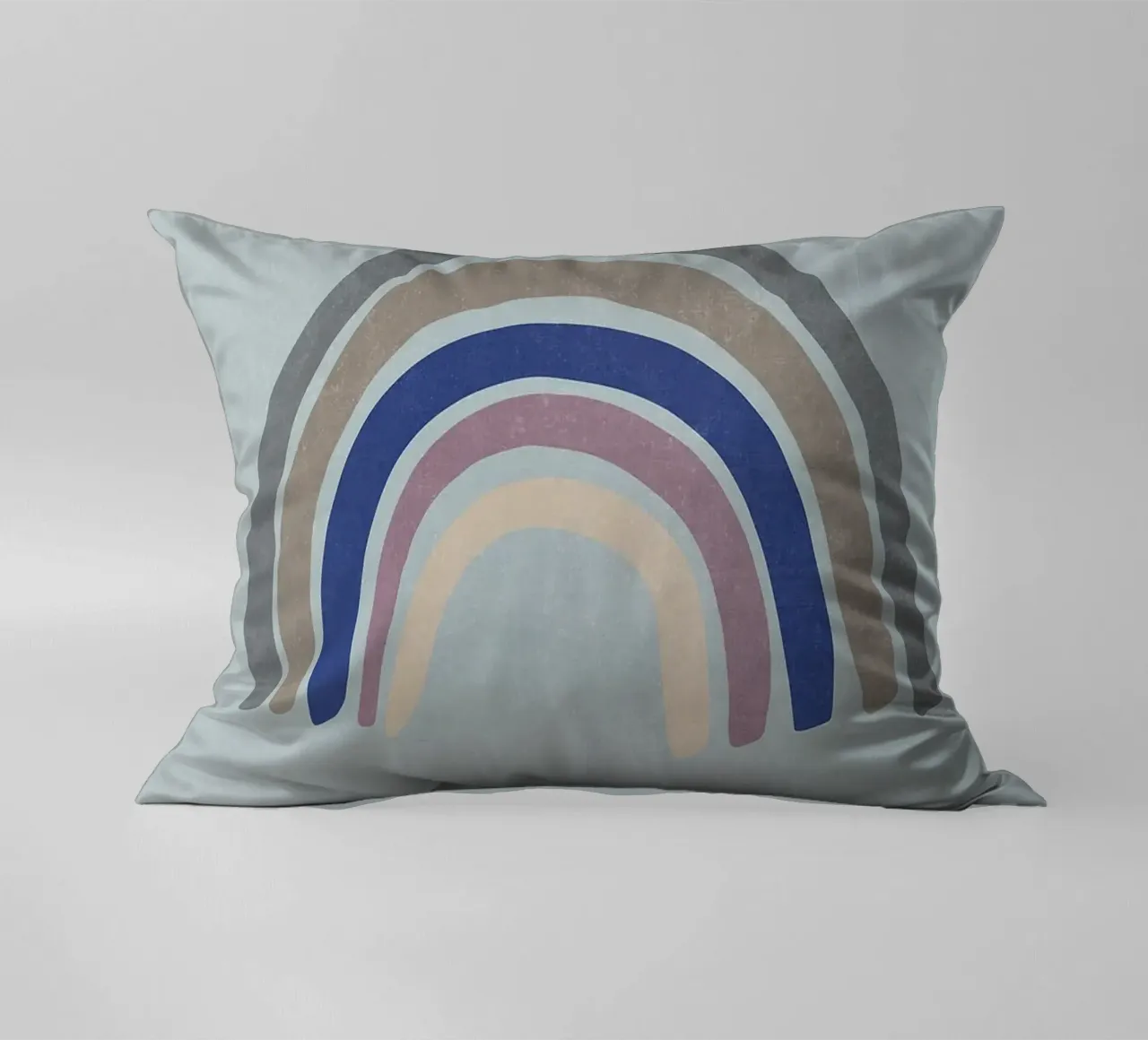 Blu arcobaleno cuscino da Charlotte Gagnon