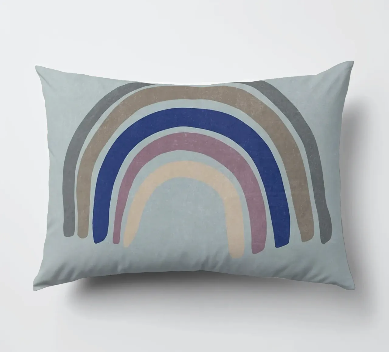 Blu arcobaleno cuscino da Charlotte Gagnon