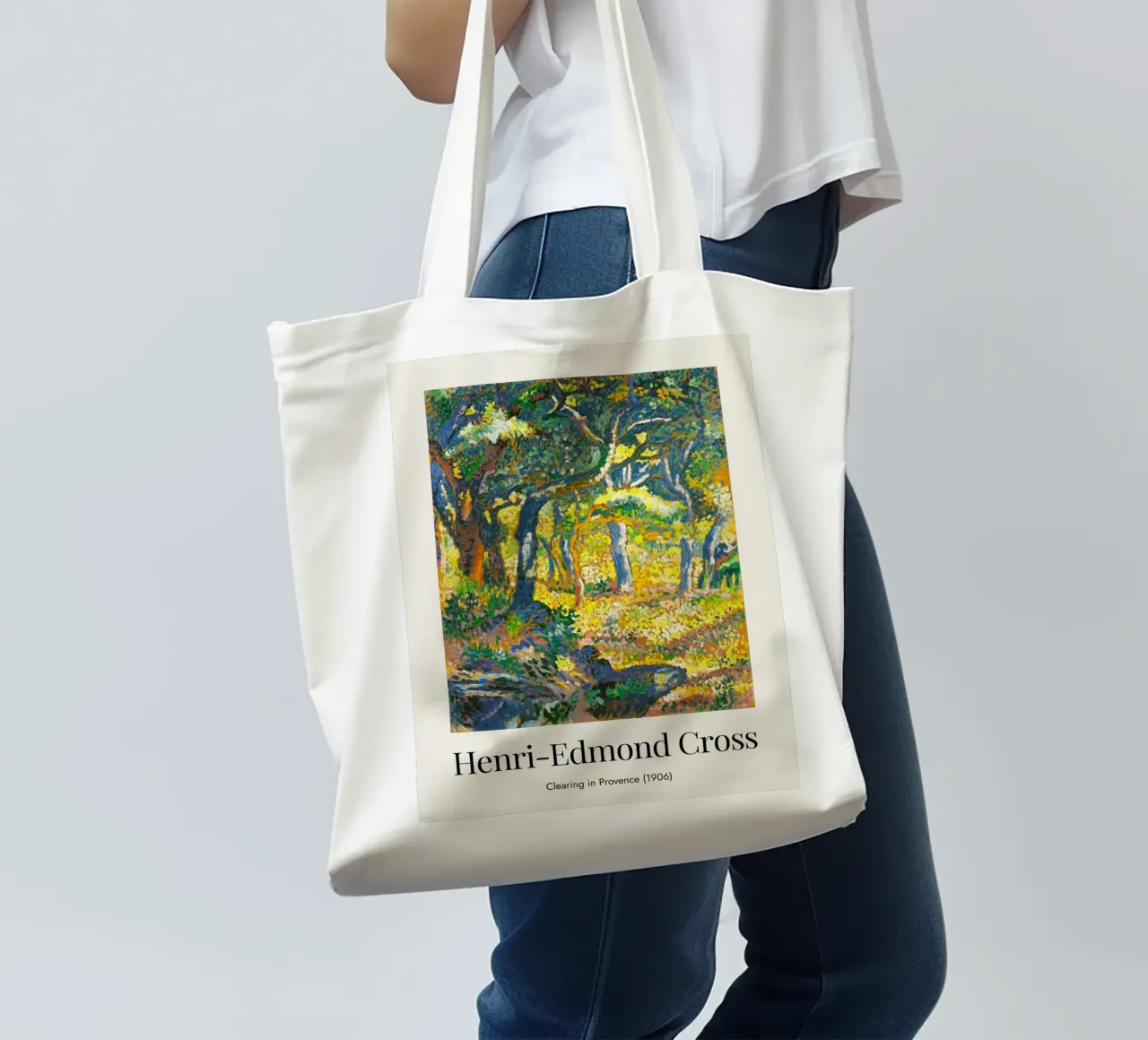 Clearing in Provence - Henry-Edmond Cross borsa in juta da apoloprints