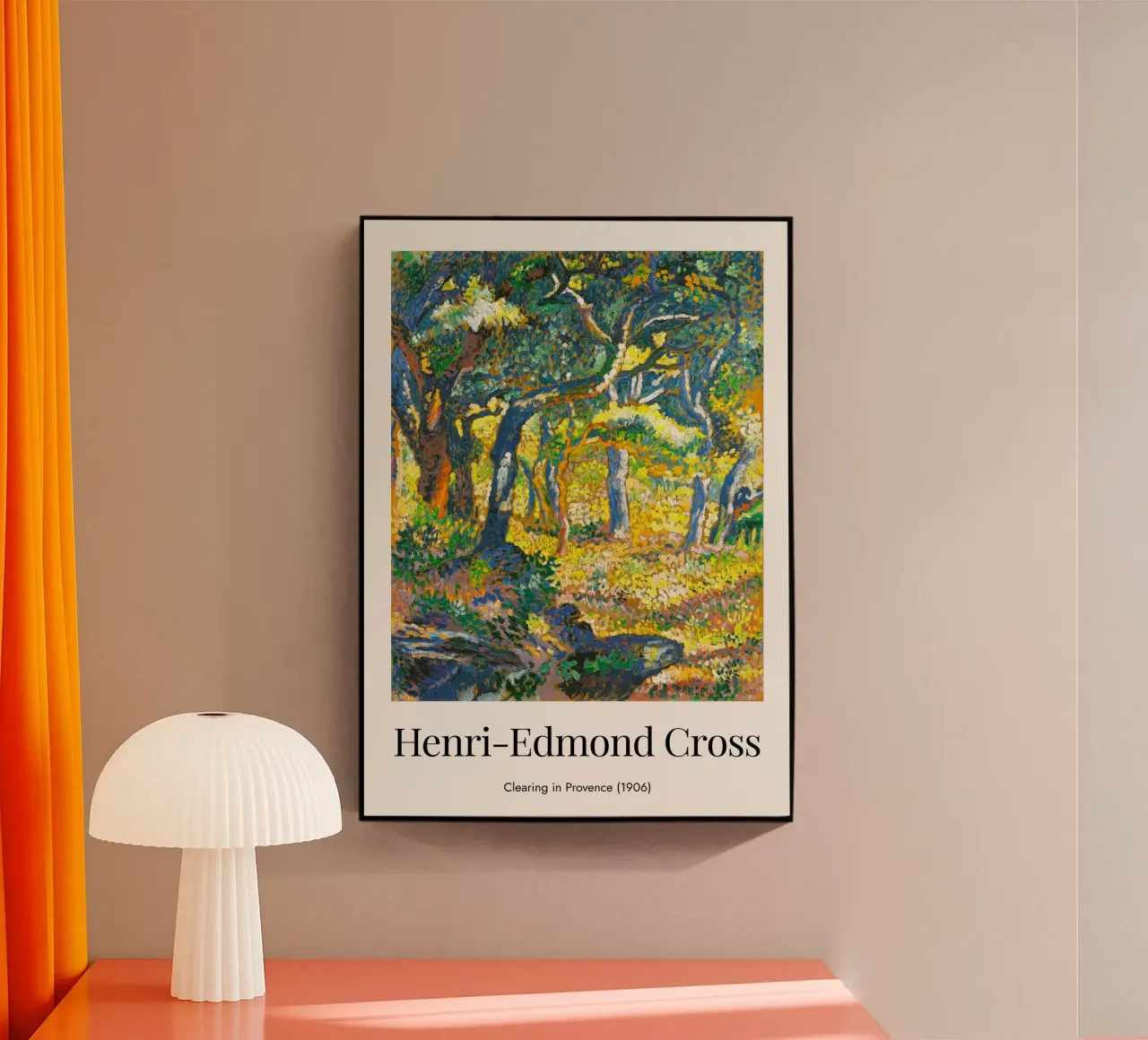 Clearing in Provence - Henry-Edmond Cross plexiglass da apoloprints