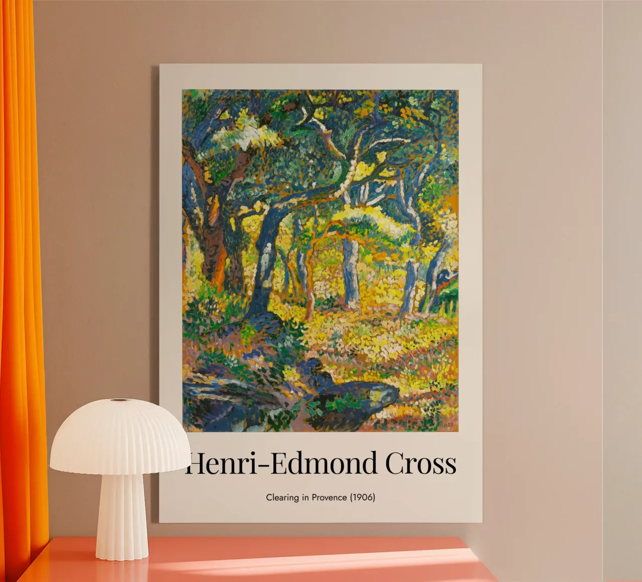 Clearing in Provence - Henry-Edmond Cross plexiglass da apoloprints