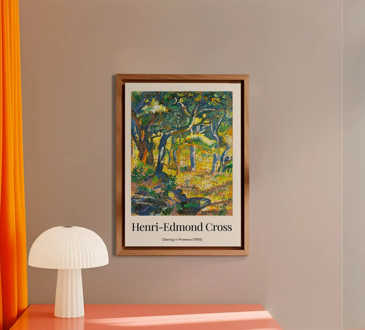 Clearing in Provence - Henry-Edmond Cross alluminio dibond da apoloprints