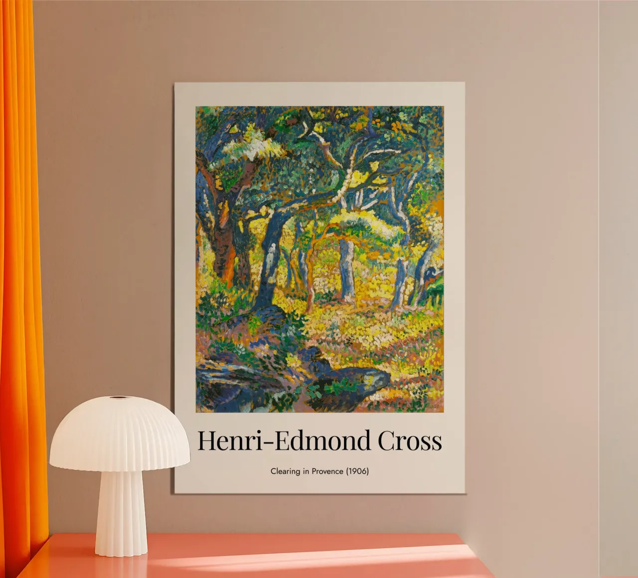 Clearing in Provence - Henry-Edmond Cross alluminio dibond da apoloprints