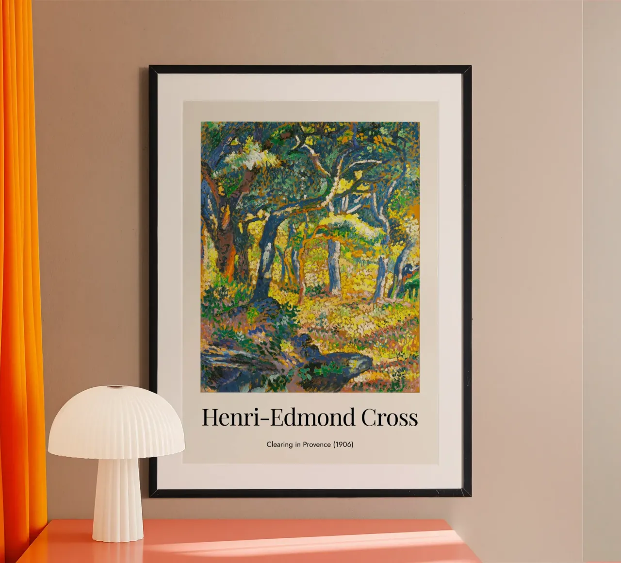 Clearing in Provence - Henry-Edmond Cross poster da apoloprints