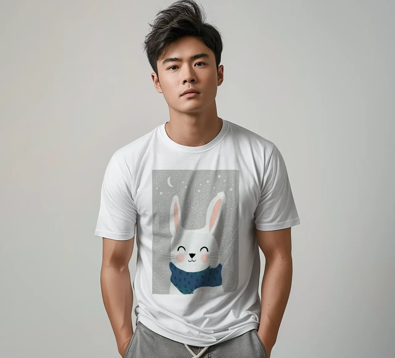 Coniglietto di neve t-shirt da Charlotte Gagnon