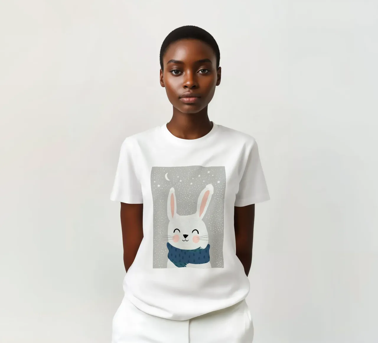 Coniglietto di neve t-shirt da Charlotte Gagnon