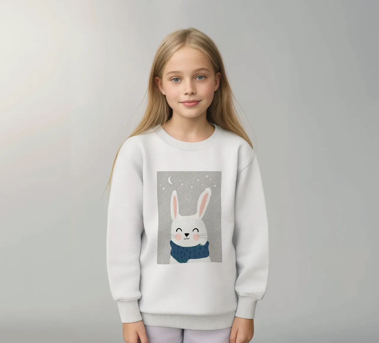 Coniglietto di neve felpa bambino da Charlotte Gagnon