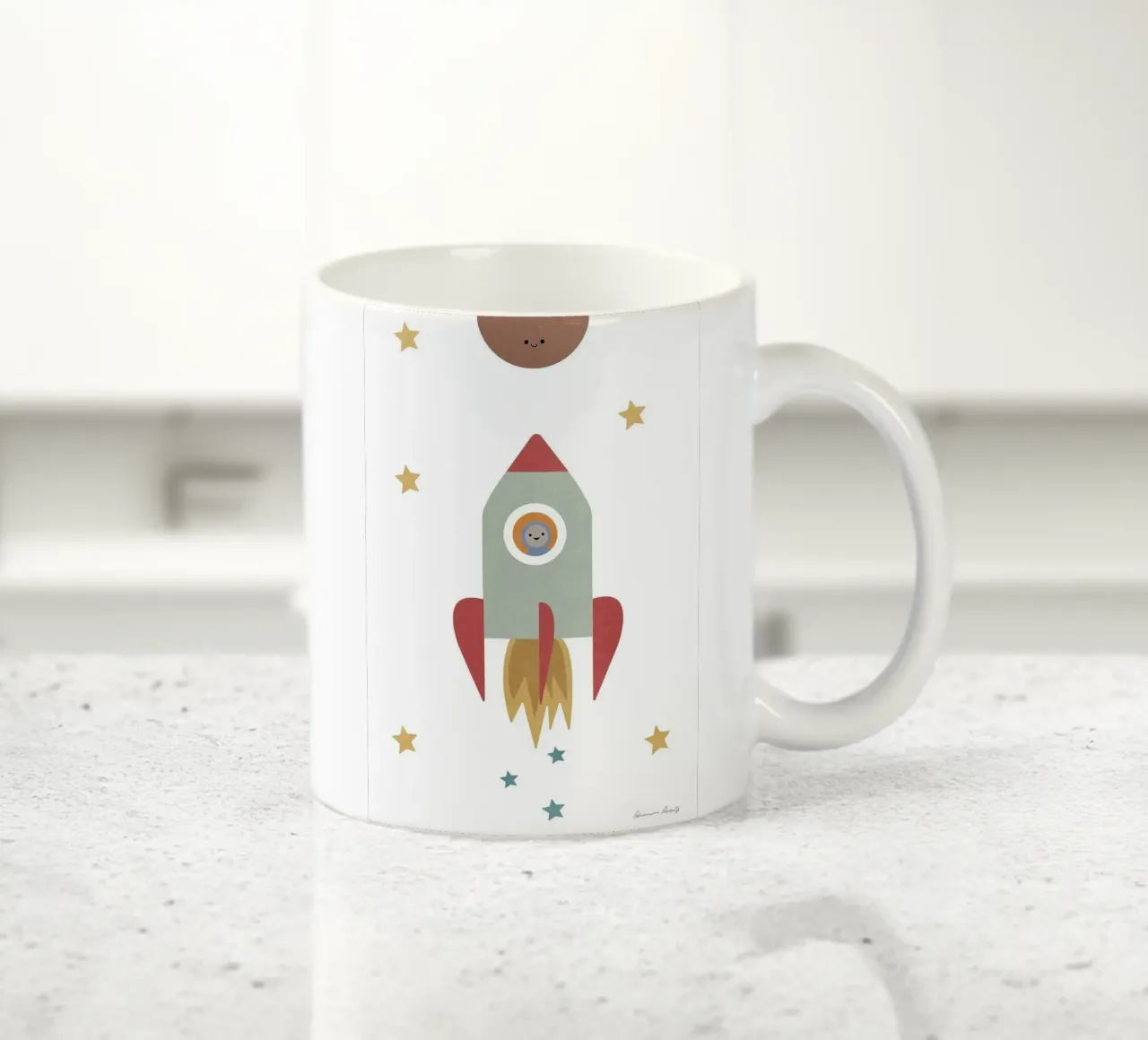 Razzo solare tazza in ceramica da Charlotte Gagnon