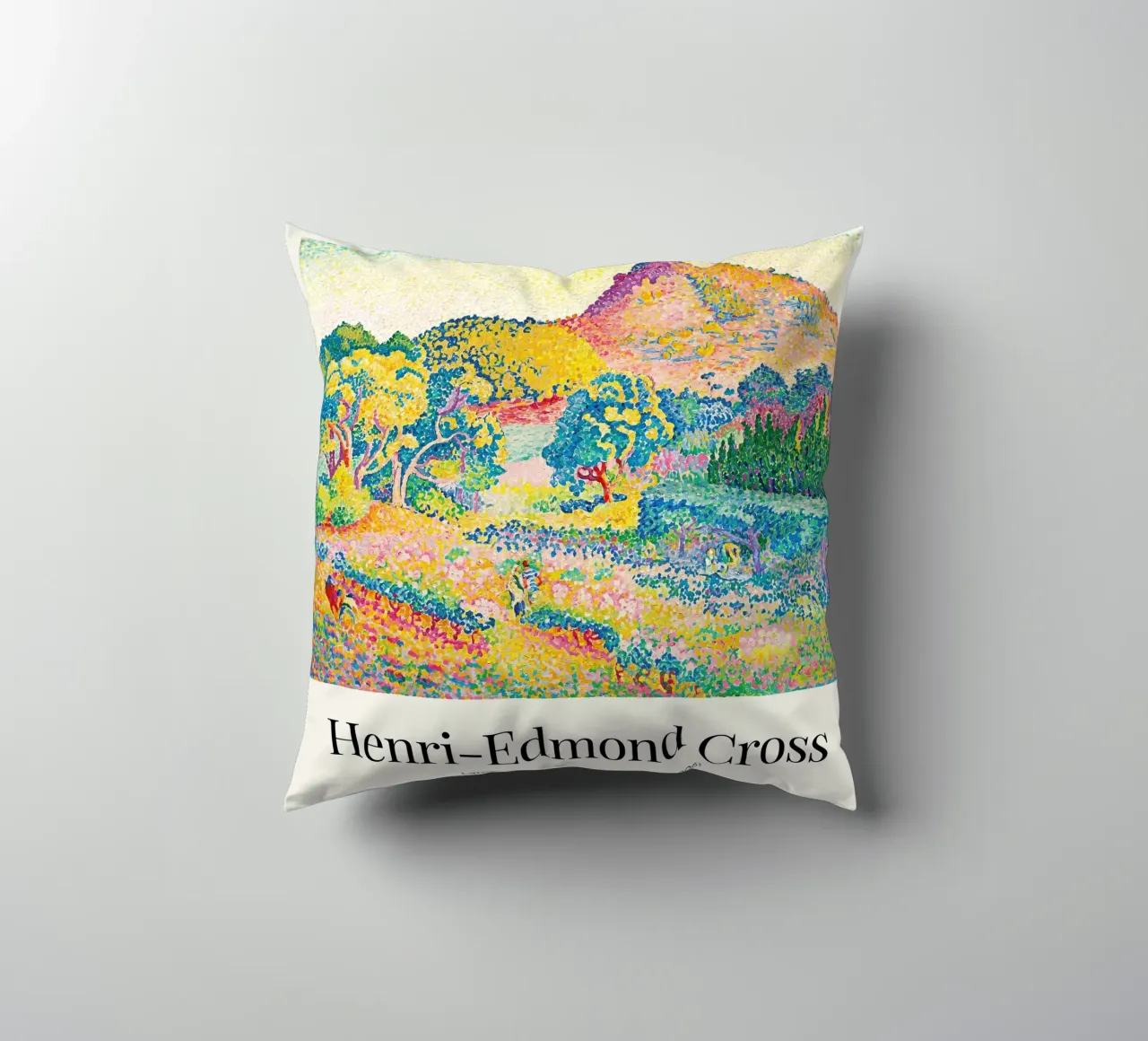 Landscape with The Cap Nègre cuscino da apoloprints