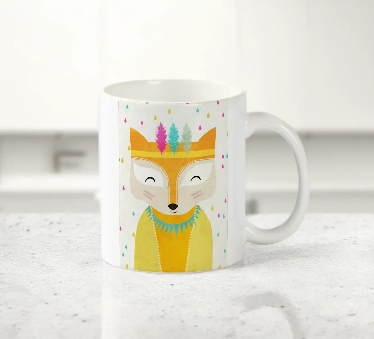 L'artefice della pioggia tazza in ceramica da Charlotte Gagnon