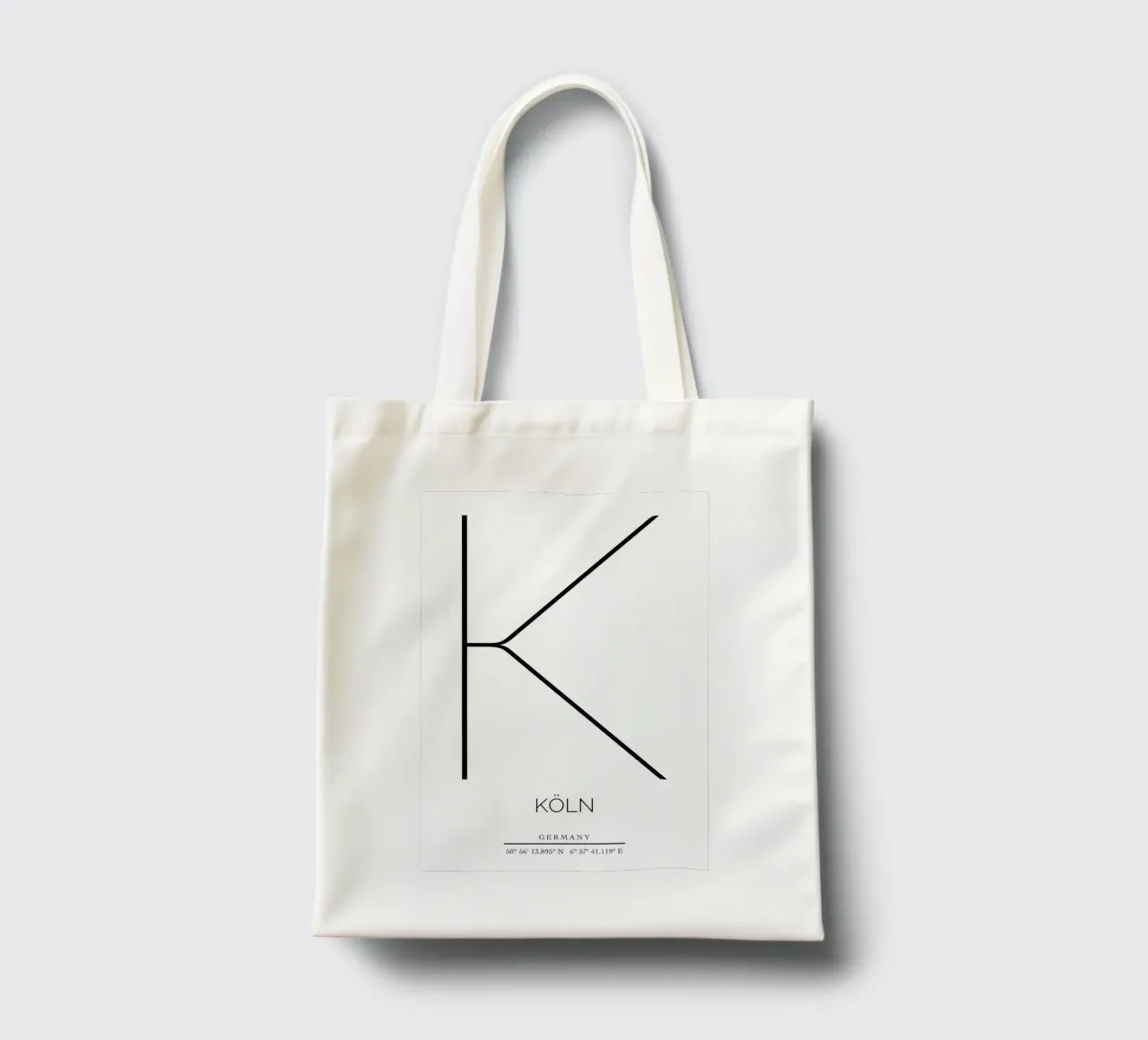 KÖLN -  white borsa in juta da CityLights
