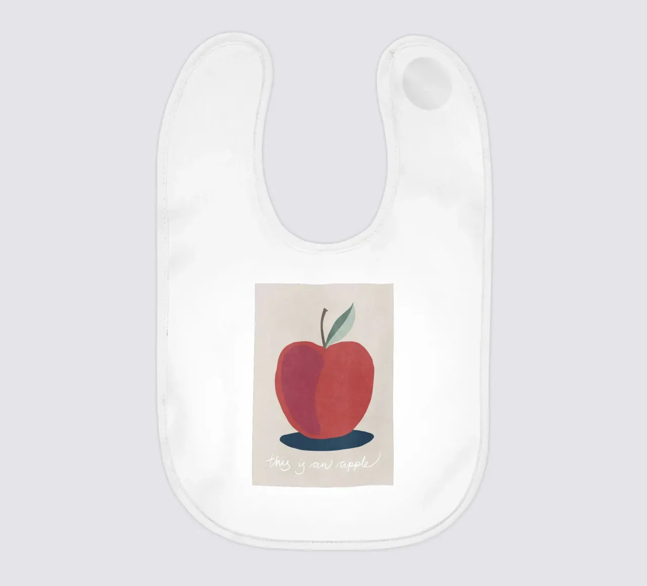 Questa è una Apple bavaglino da Charlotte Gagnon