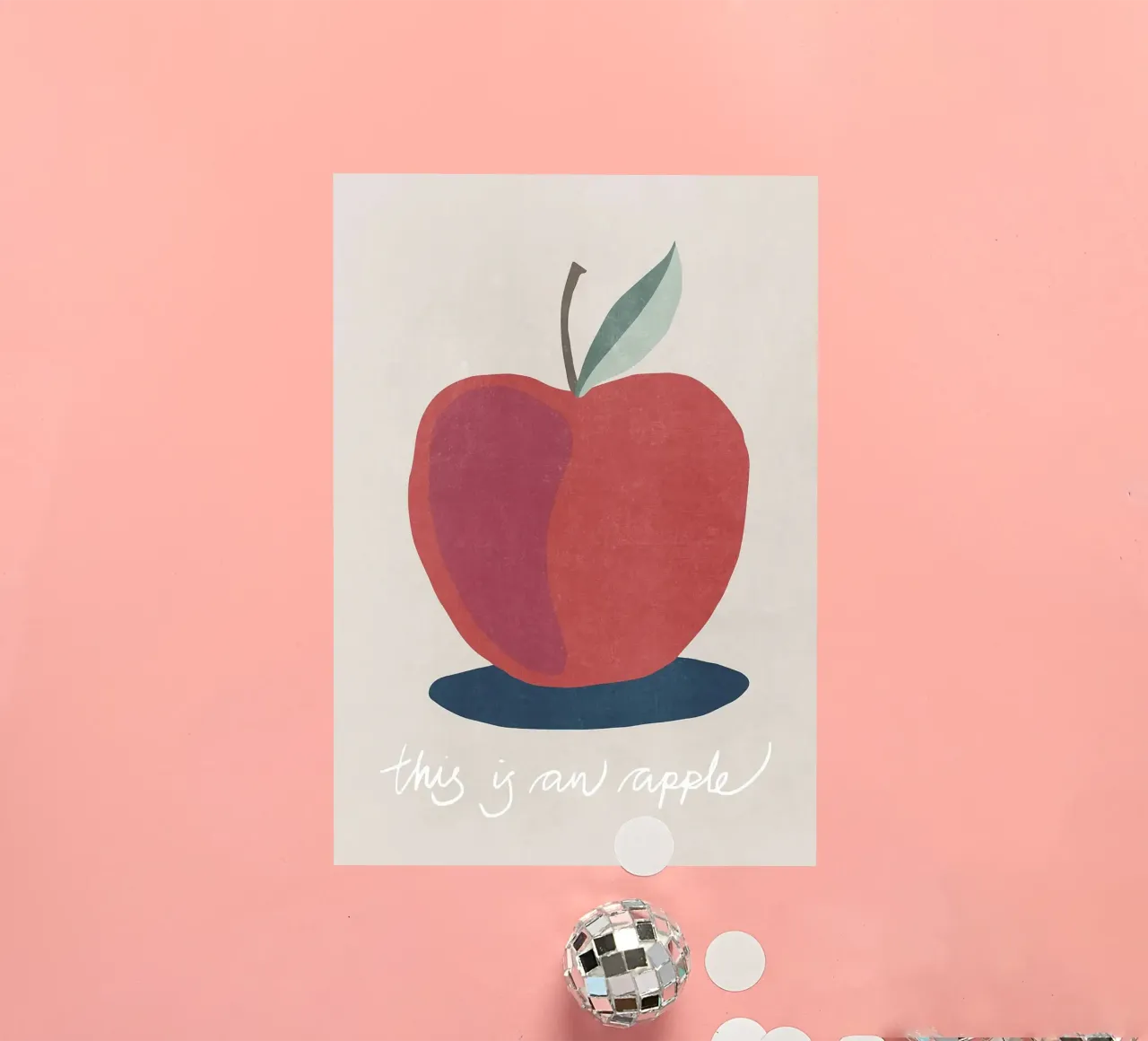 Questa è una Apple adesivo da Charlotte Gagnon