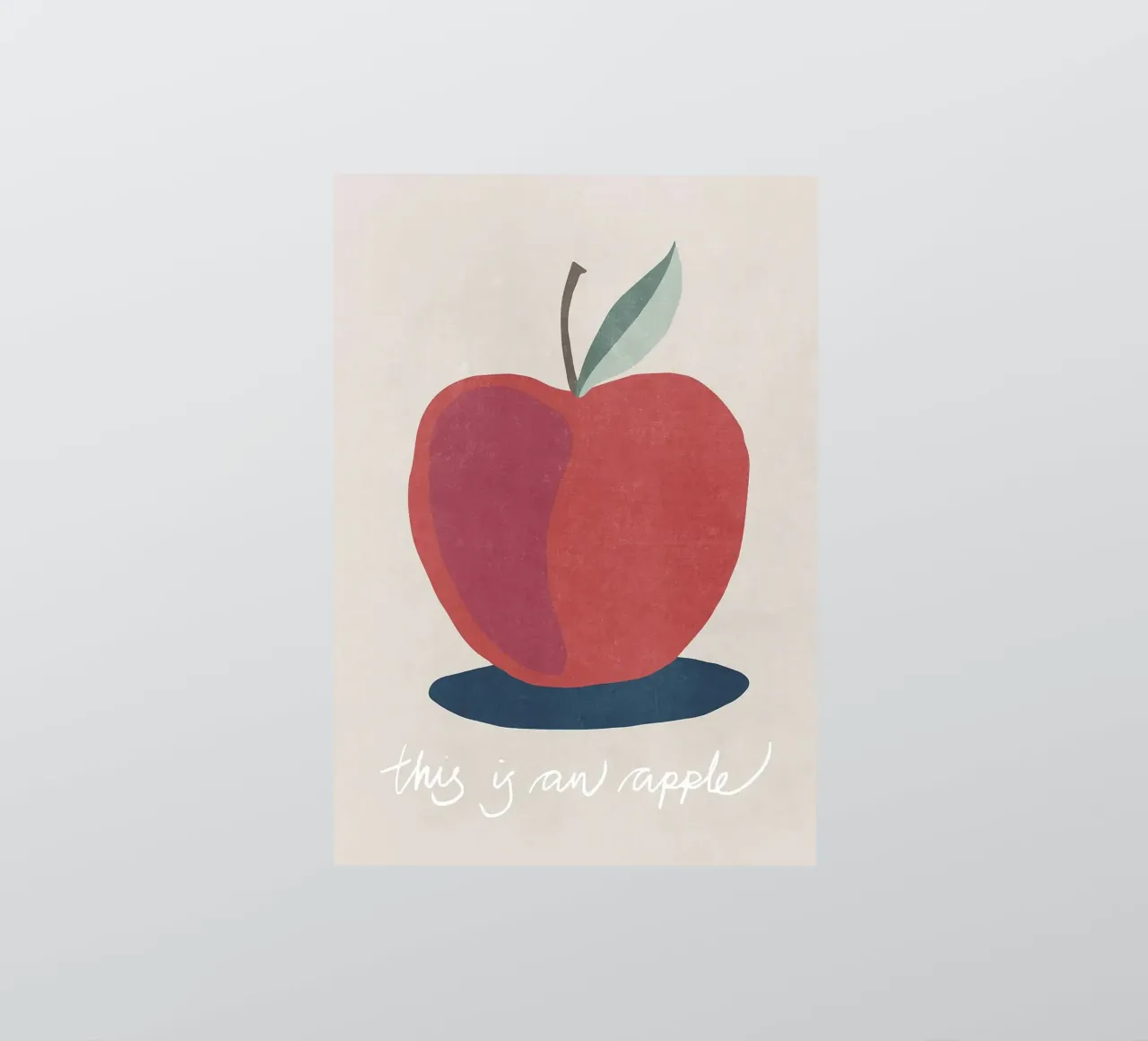 Questa è una Apple adesivo da Charlotte Gagnon