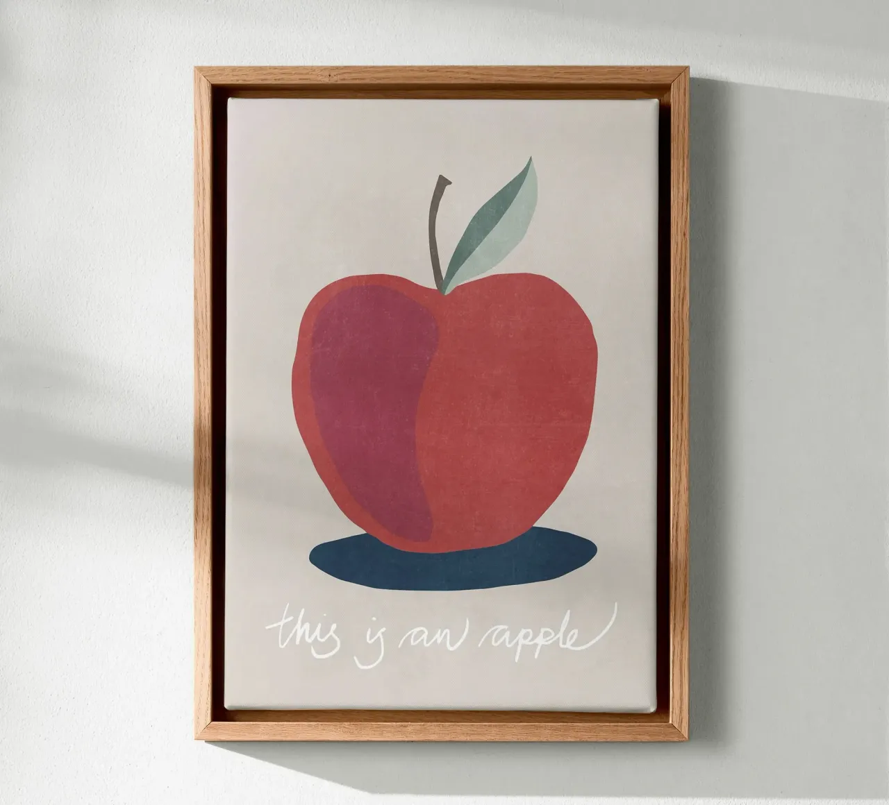Questa è una Apple tela da Charlotte Gagnon