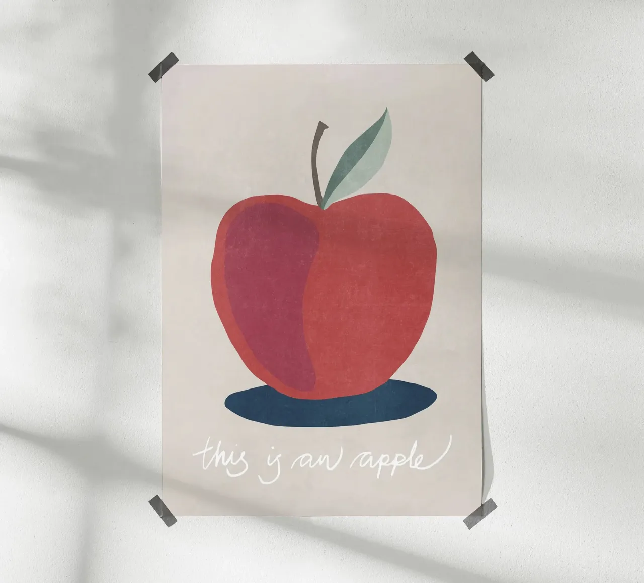 Questa è una Apple carta hahnemühle da Charlotte Gagnon