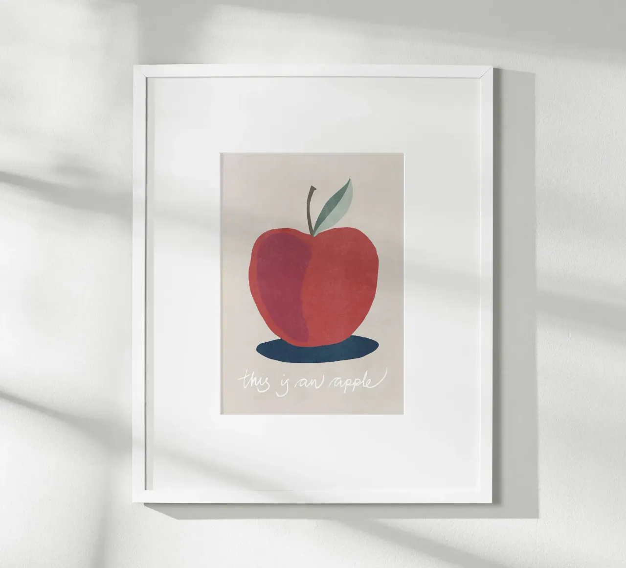 Questa è una Apple carta hahnemühle da Charlotte Gagnon