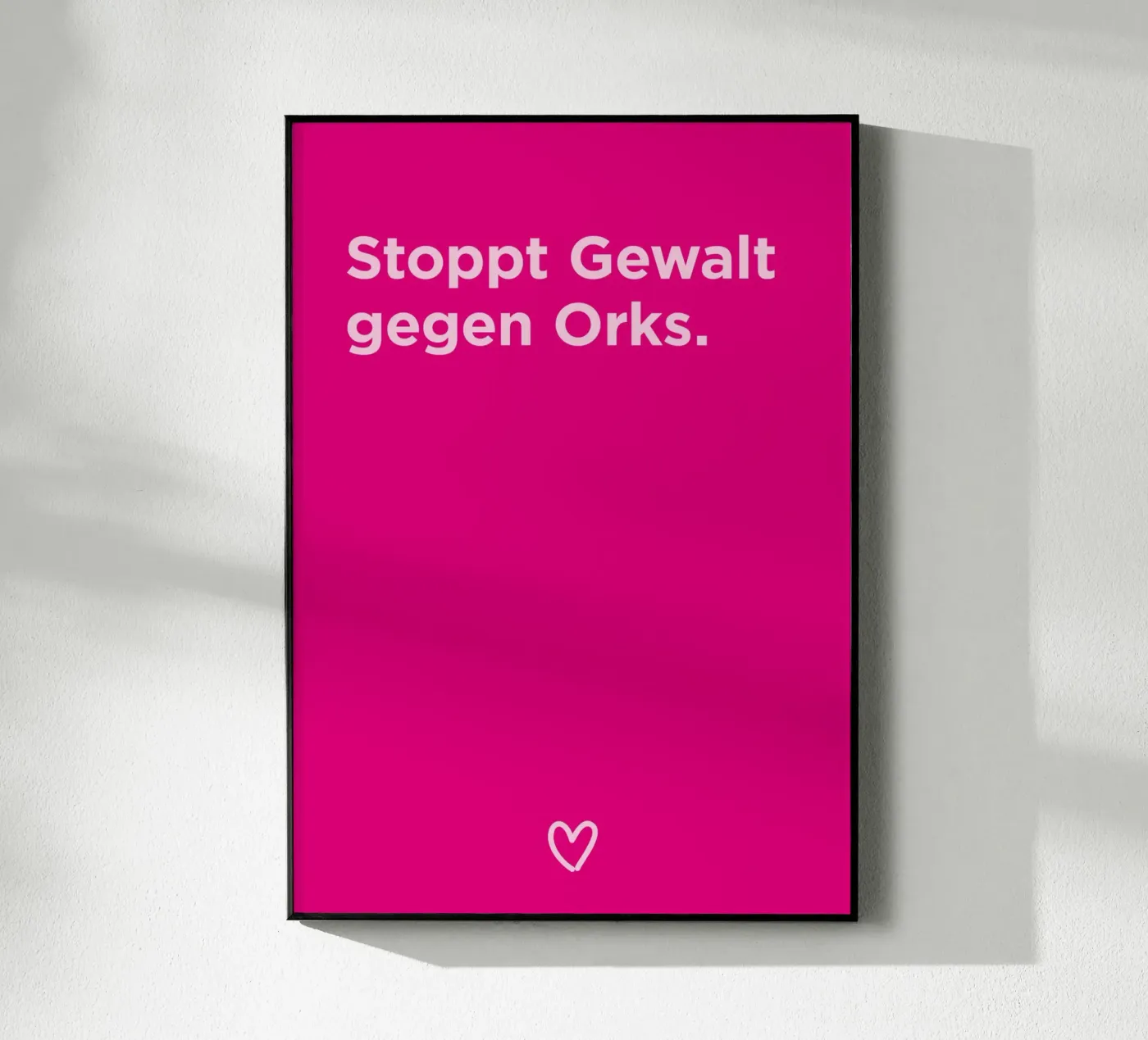 Gewalt gegen Orks Acryl-Glas von Art Fart