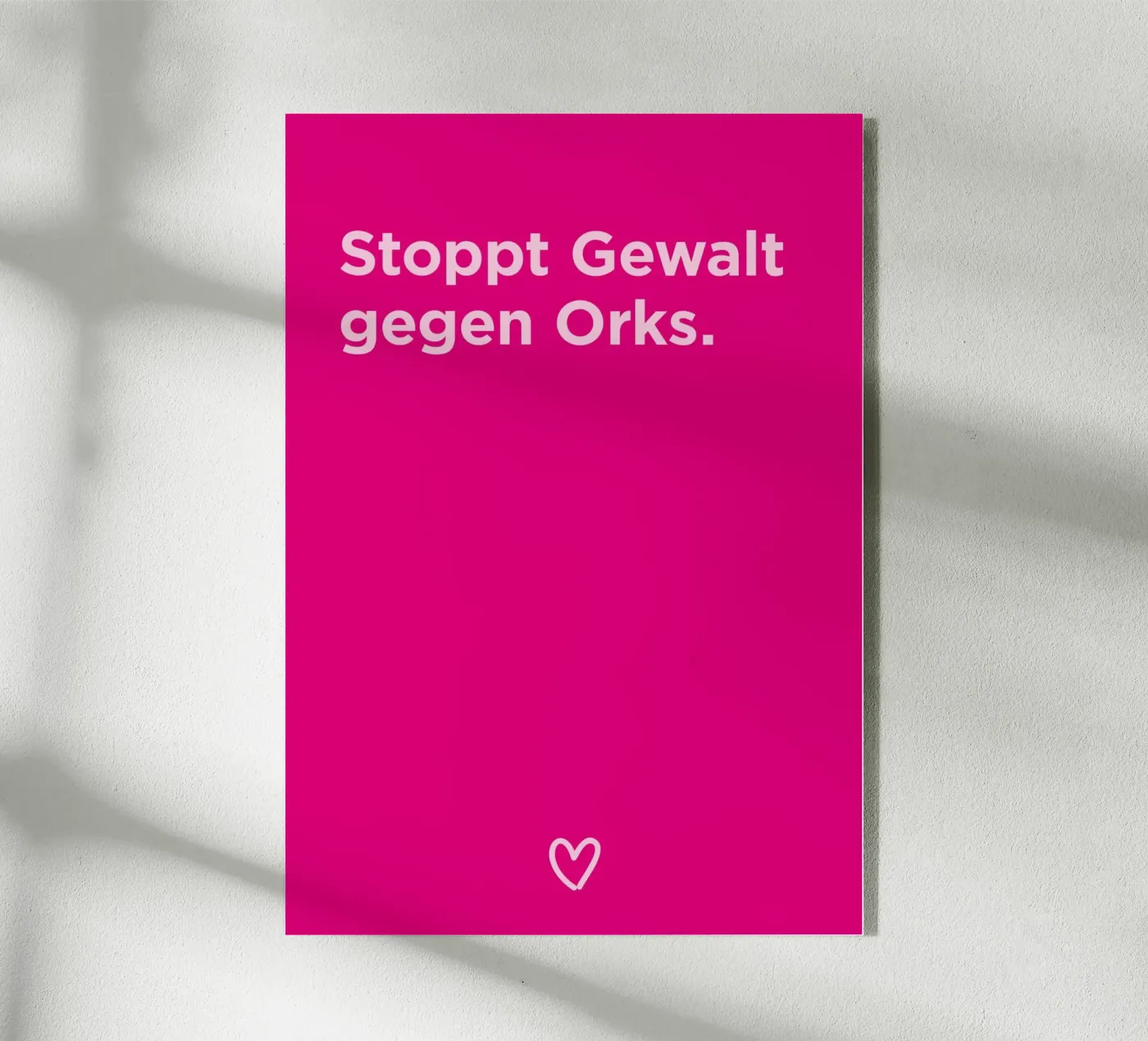 Gewalt gegen Orks Acryl-Glas von Art Fart