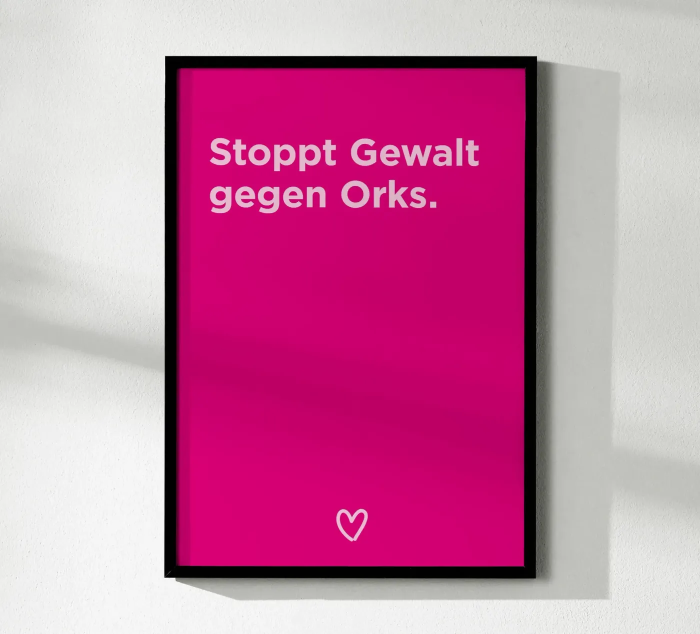 Gewalt gegen Orks Poster von Art Fart