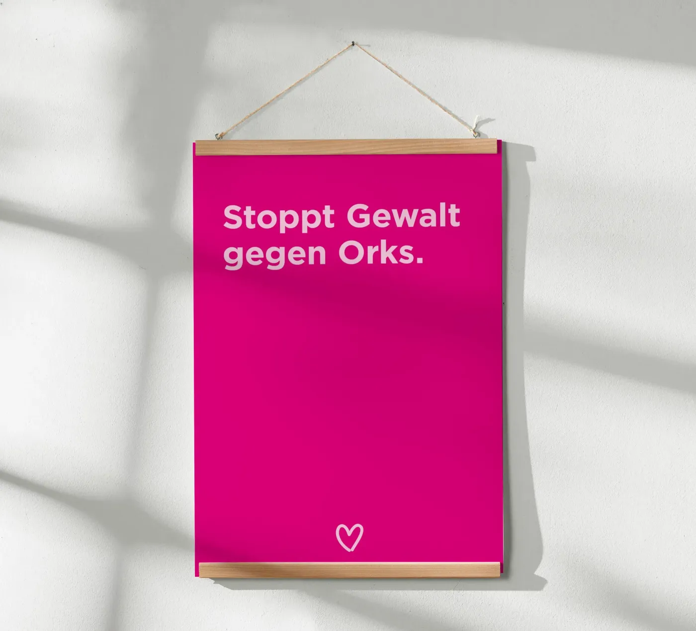 Gewalt gegen Orks Poster von Art Fart