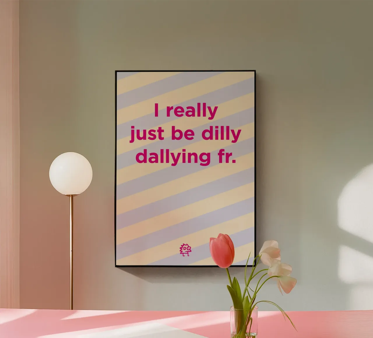 Dilly Dallying plexiglass da Art Fart