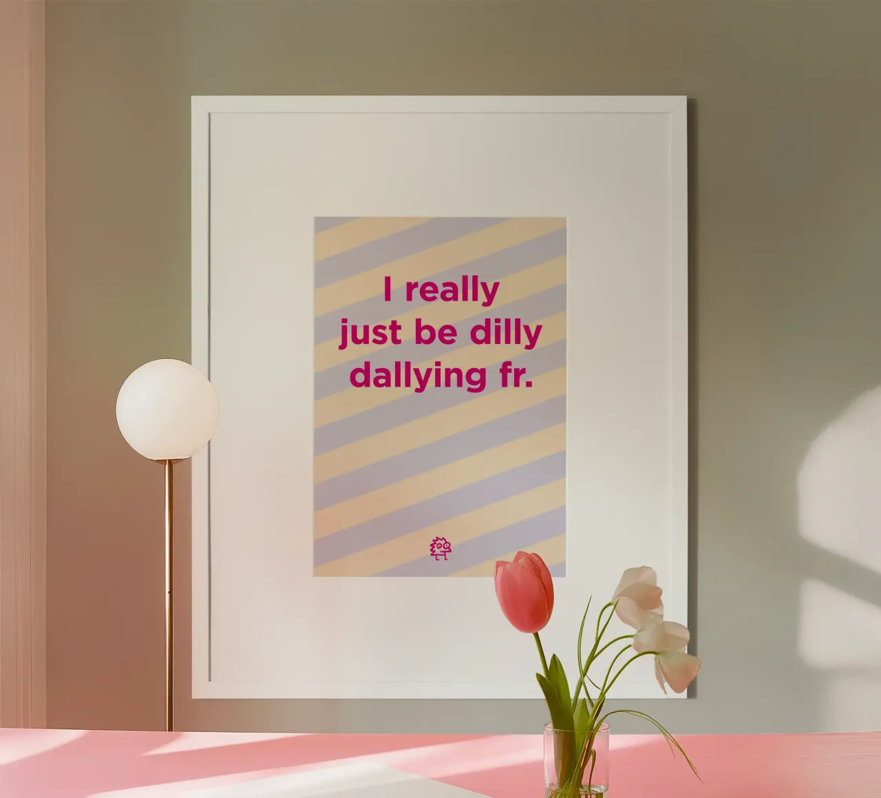 Dilly Dallying poster da Art Fart