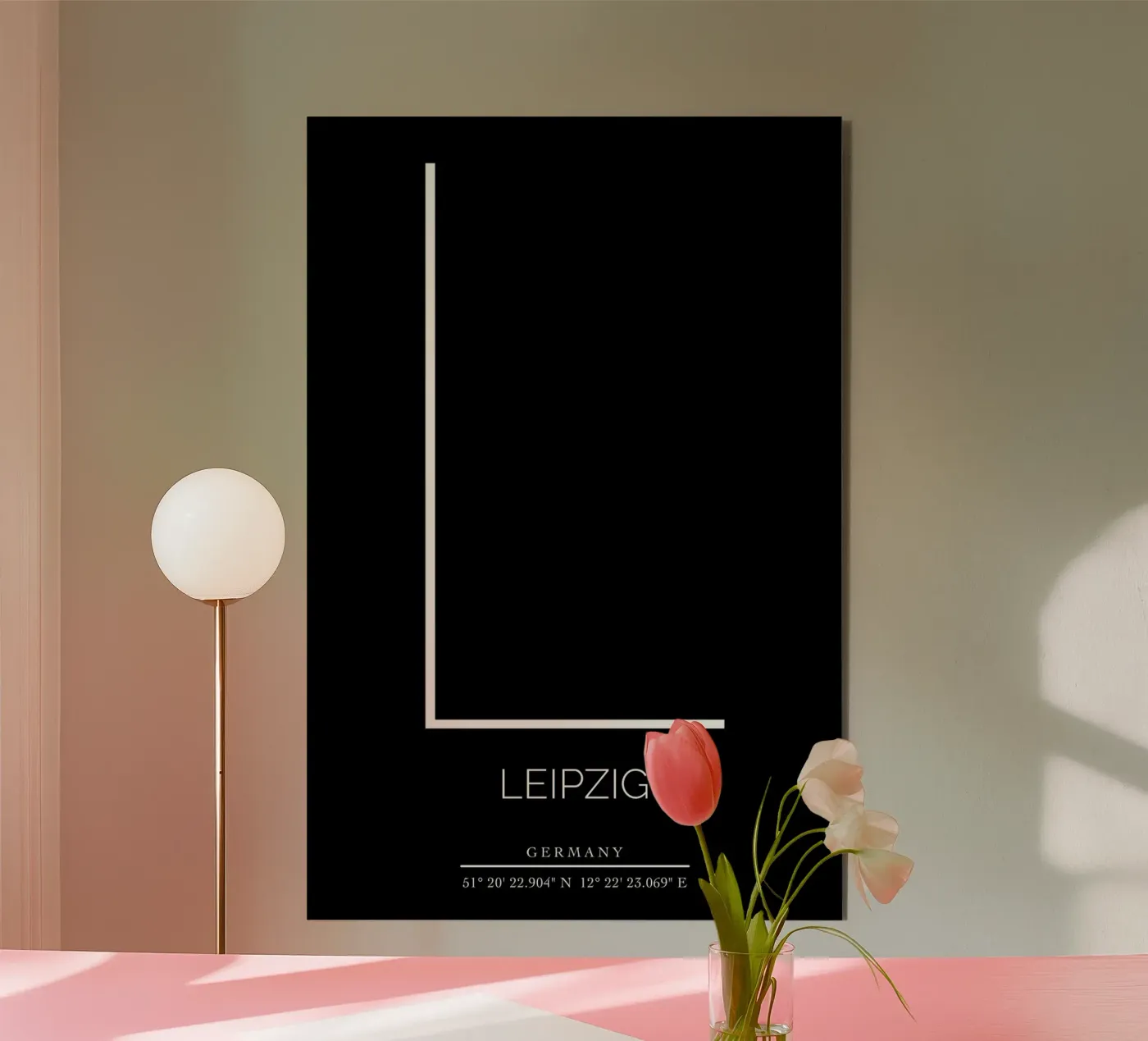 LEIPZIG - black pannello forex da CityLights