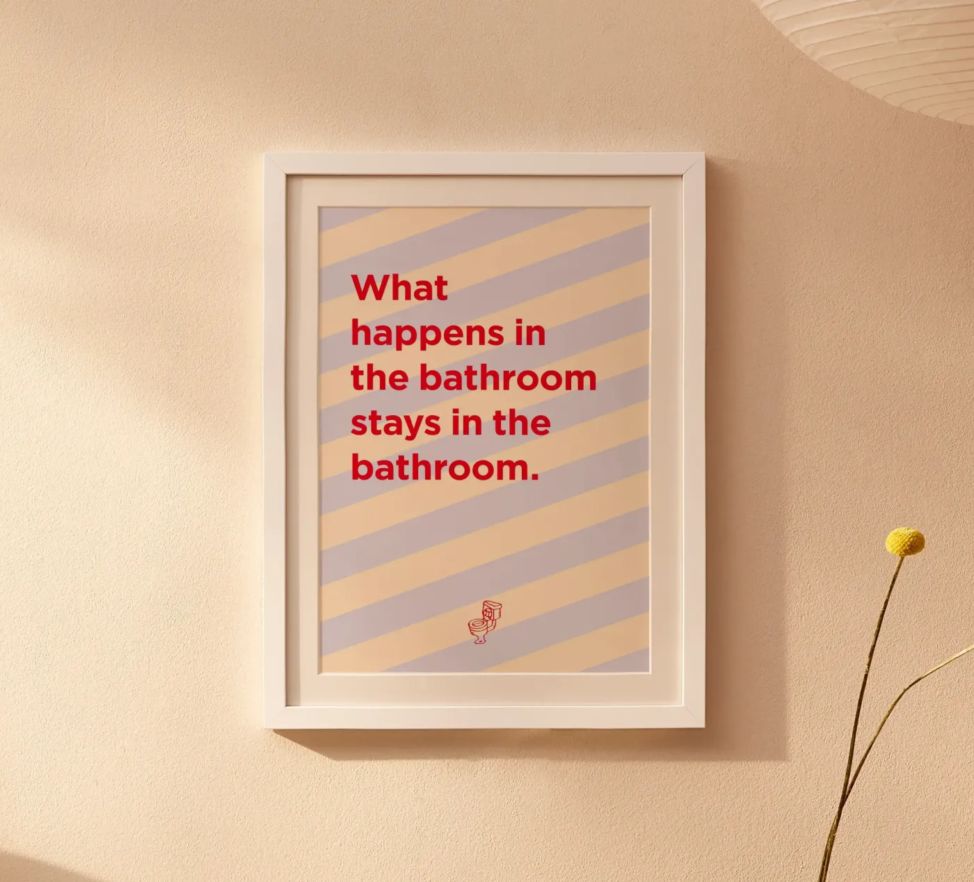 Bathroom poster da Art Fart