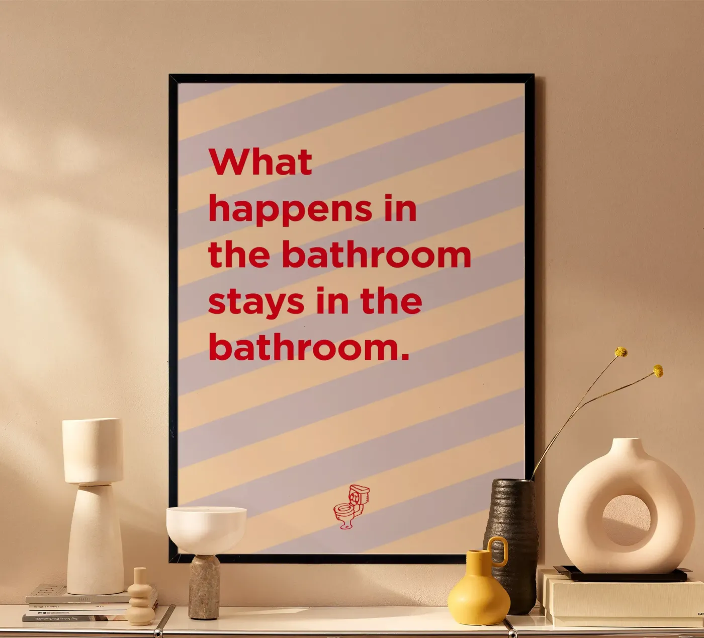 Bathroom poster da Art Fart