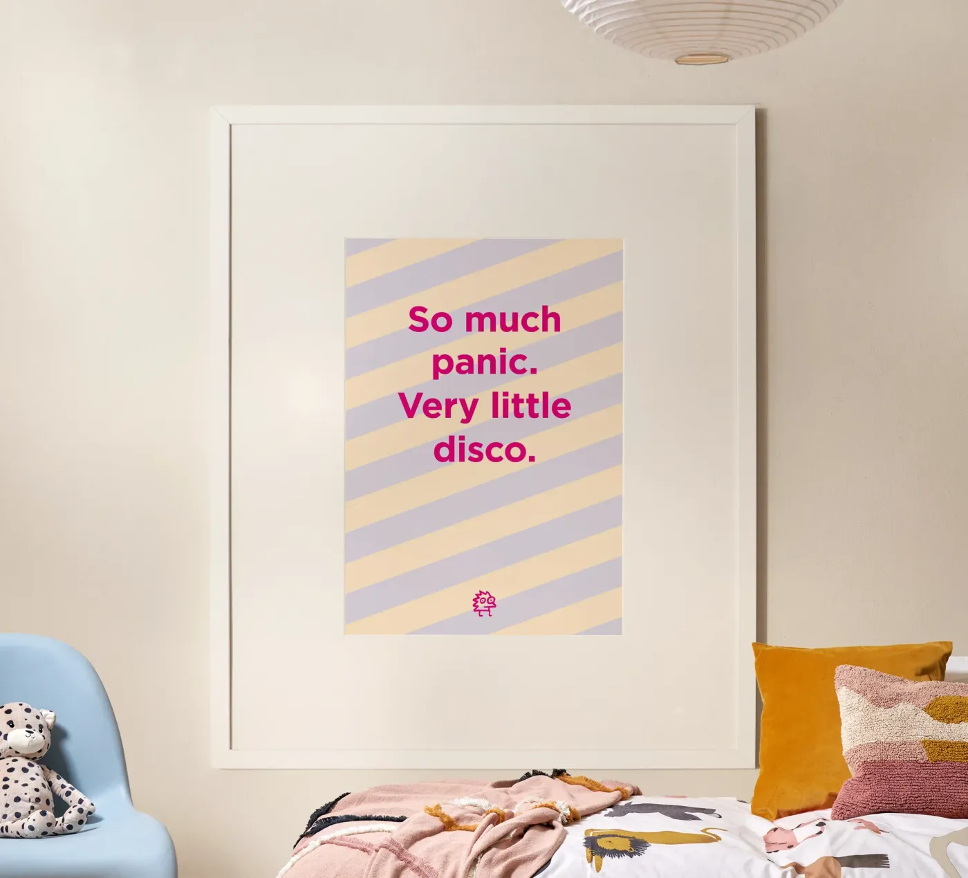 Panic, Disco Poster von Art Fart