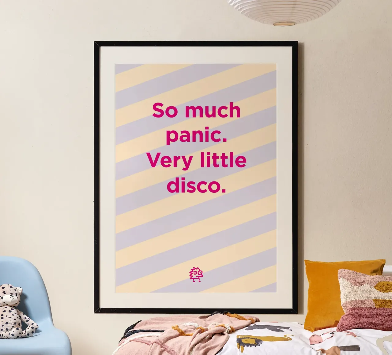 Panic, Disco Poster von Art Fart