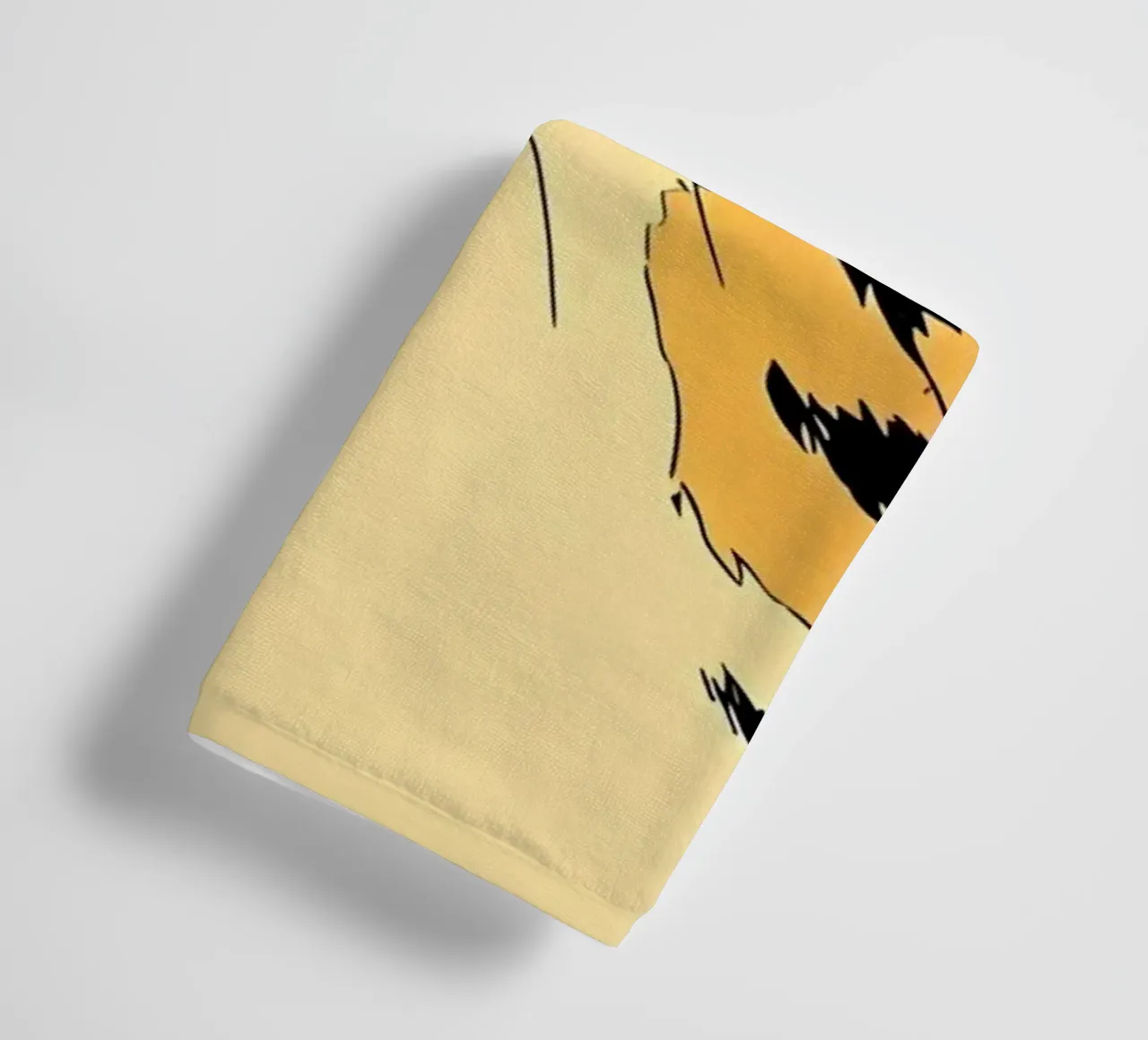 Space Cat Blowing Planet Bubbles – Colorful Sci-Fi Vector Ar towel by Mittelerde Atelier
