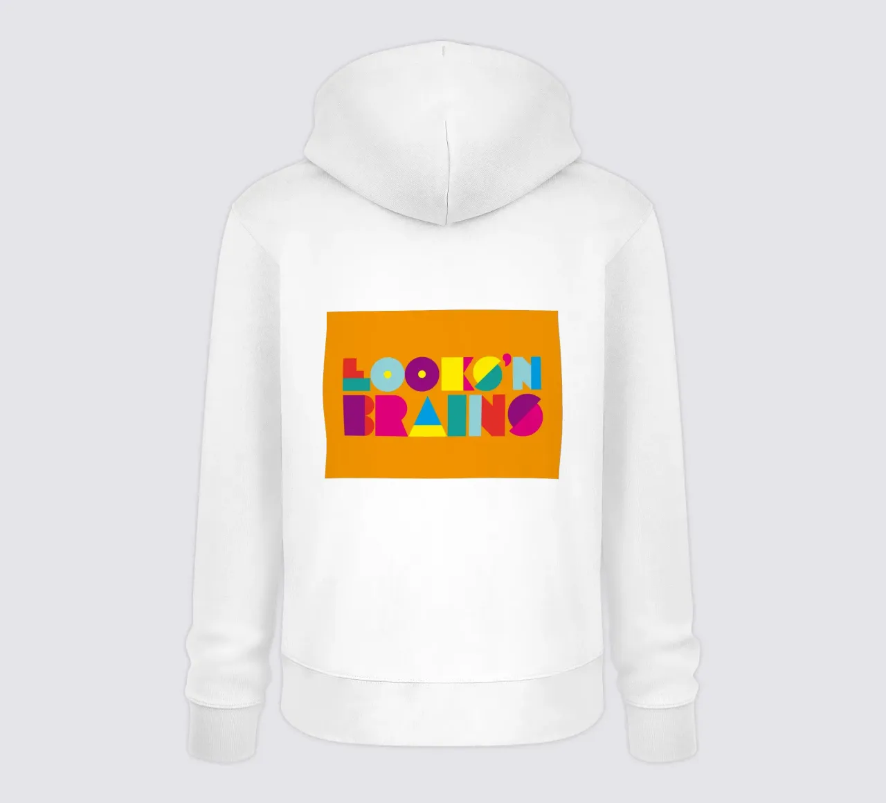 Looks ’n Brains 01 felpa con cappuccio da Art Fart