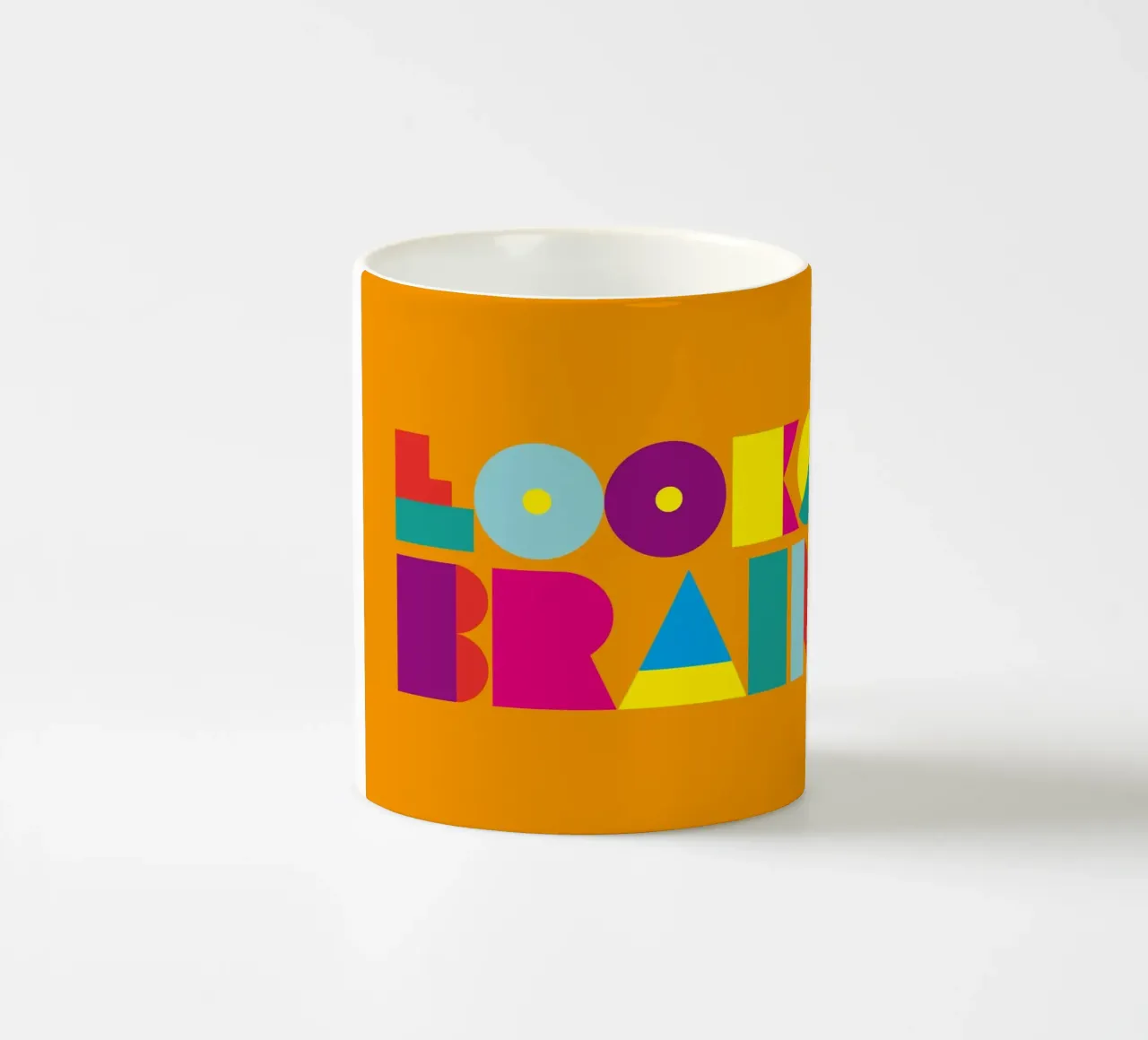 Looks ’n Brains 01 tazza in ceramica da Art Fart