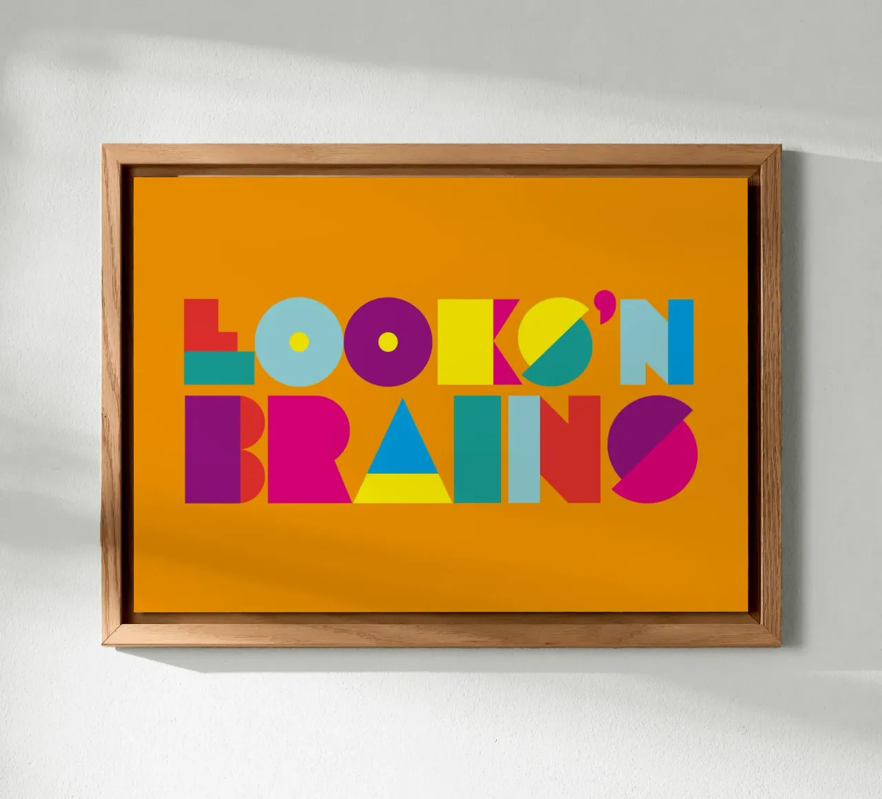 Looks ’n Brains 01 alluminio dibond da Art Fart