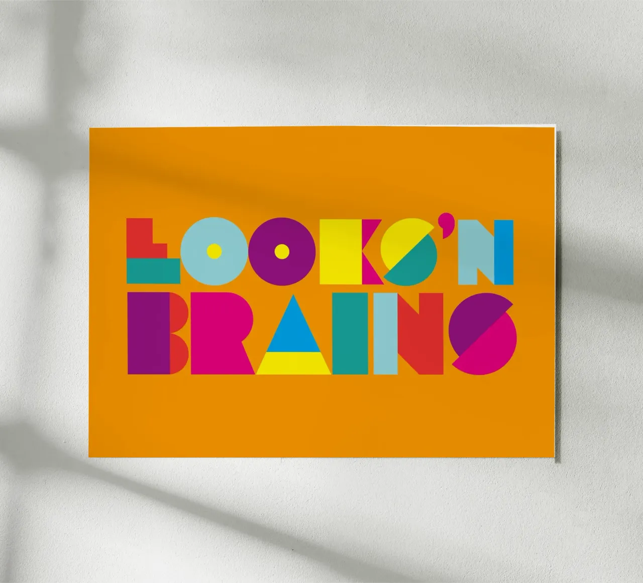 Looks ’n Brains 01 alluminio dibond da Art Fart
