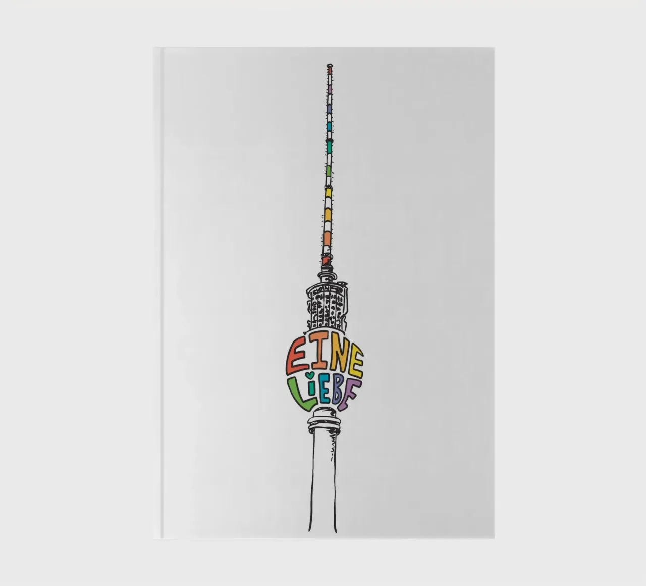 Eine Liebe notebook by KP Design