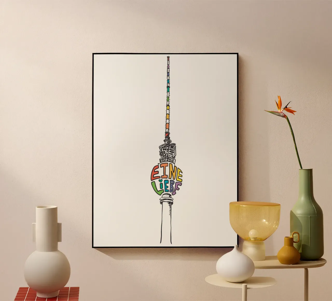 Eine Liebe plexiglass da KP Design