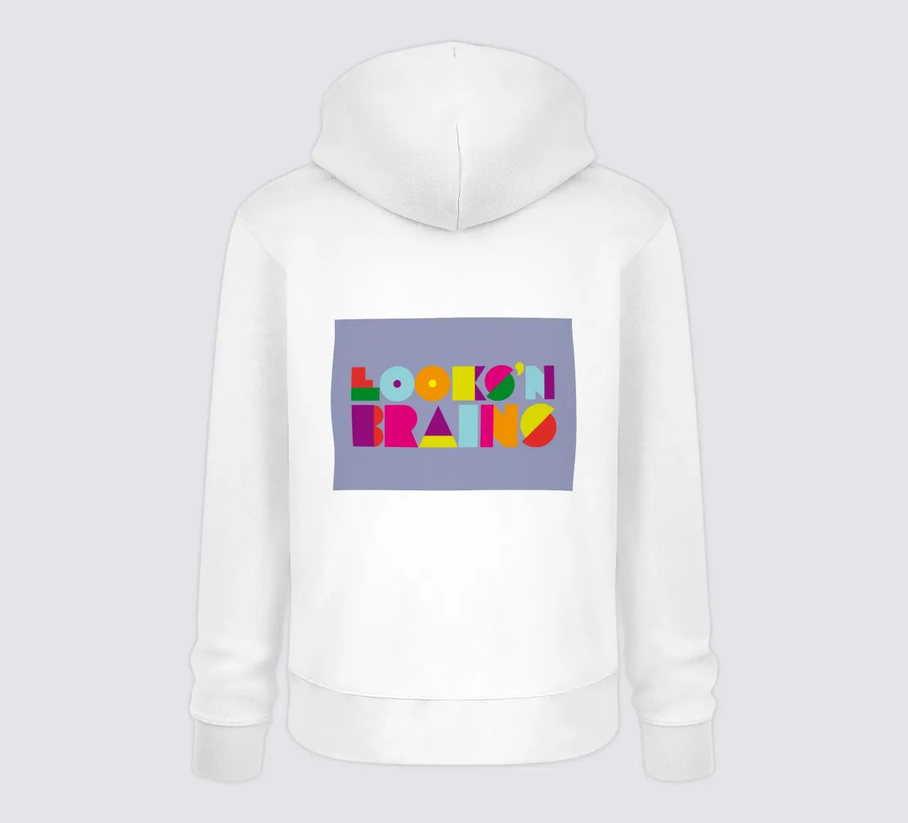 Looks ’n Brains 02 felpa con cappuccio da Art Fart