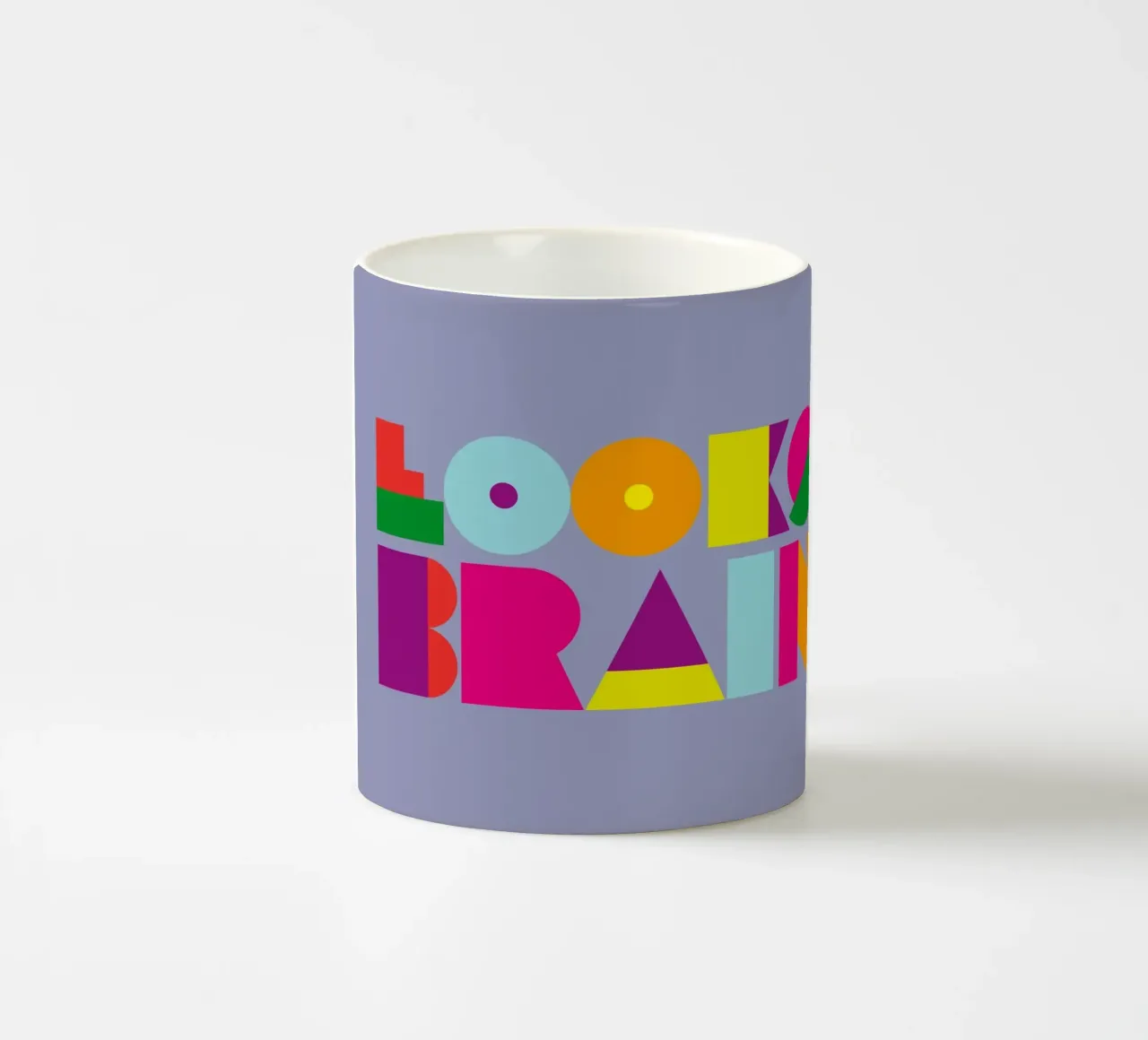 Looks ’n Brains 02 tazza in ceramica da Art Fart