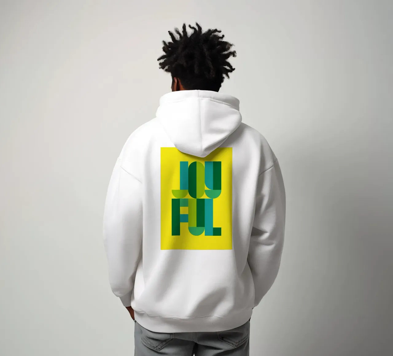 Joyful 01 sudadera con capucha de Art Fart