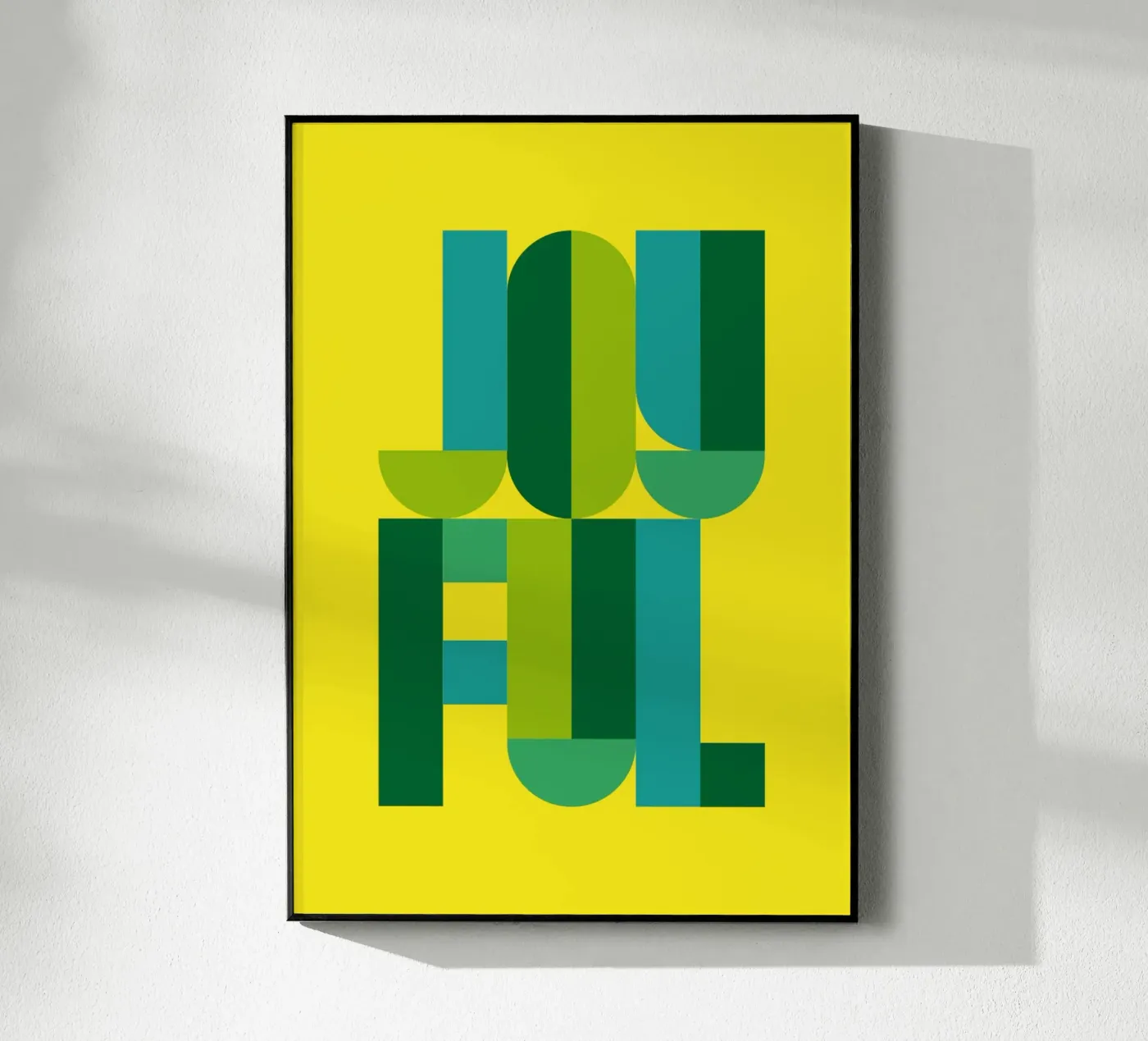 Joyful 01 Acryl-Glas von Art Fart